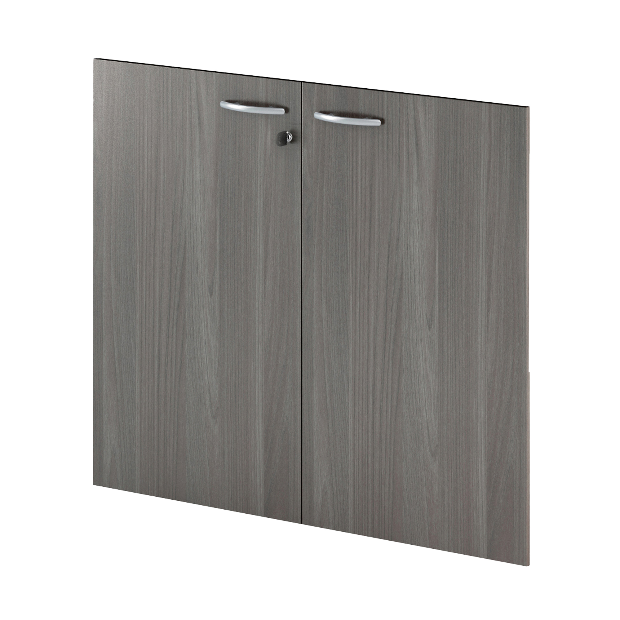 Coppia ante Easy - per mobile contenitore basso - 80 x 67 cm - spessore 18 mm - melaminico - frassino toscano
