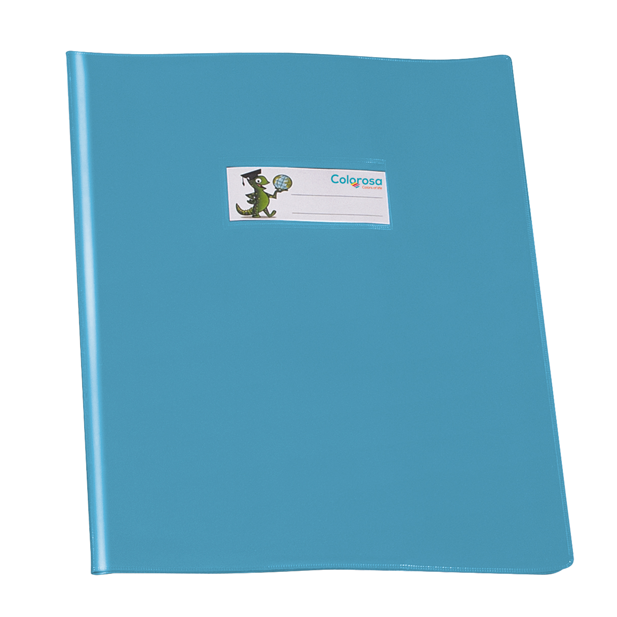Coprimaxi GreenLine - 21 x 30 cm - PVC - 220 mic - c/alette - lucido - azzurro - Colorosa