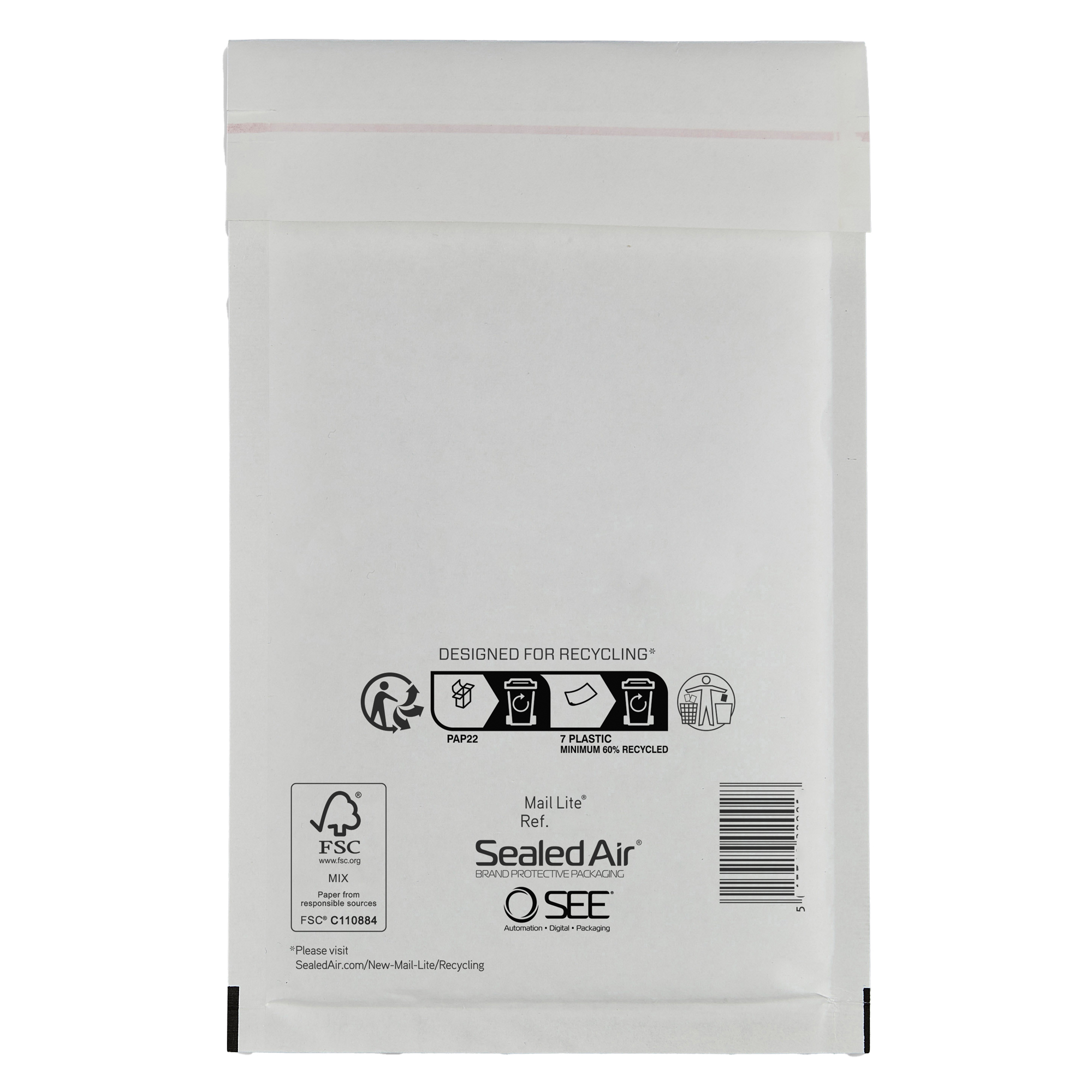 Busta imbottita Mail Lite - C (15 x 21 cm) - bianco - Sealed Air - conf. 10 pezzi