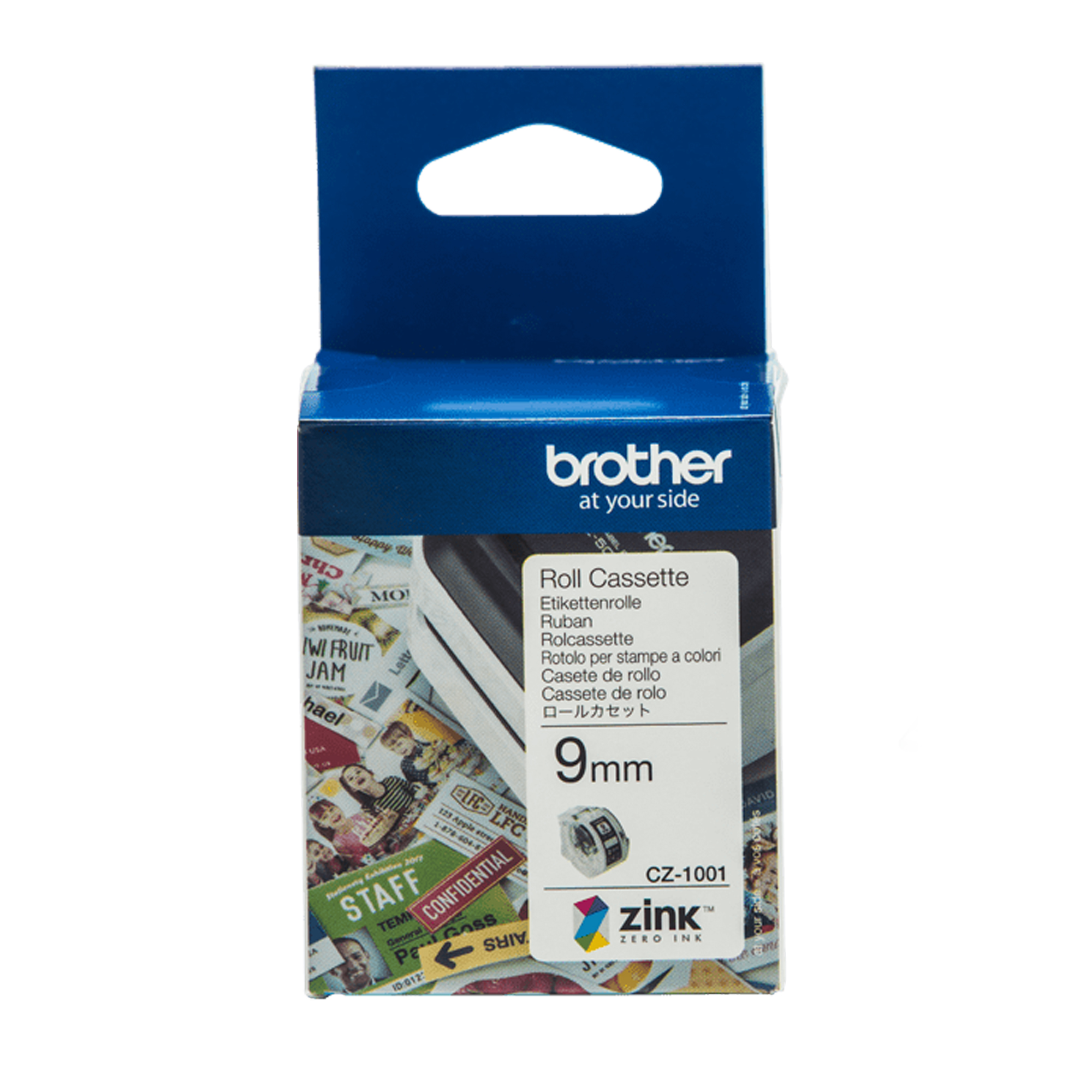 Brother - Nastro a lunghezza continua - CZ-1001 - 9 mm x 5 mt