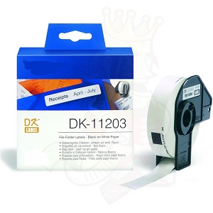 Nastro Compatibile Brother 11203 Bianco