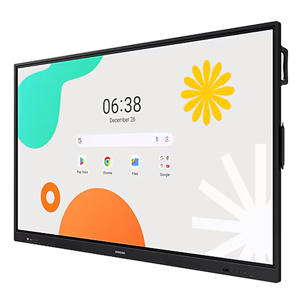 Lavagna Touch Flip WAF 65” 4K – S.O. Android 14 – 400 nit – Google Store - VESA 600x400 - 36kg - 148x89cm - Slot OPS - Compatibile c on Miracast e AirPlay 2 - 3 anni garanzia on-site - Samsung