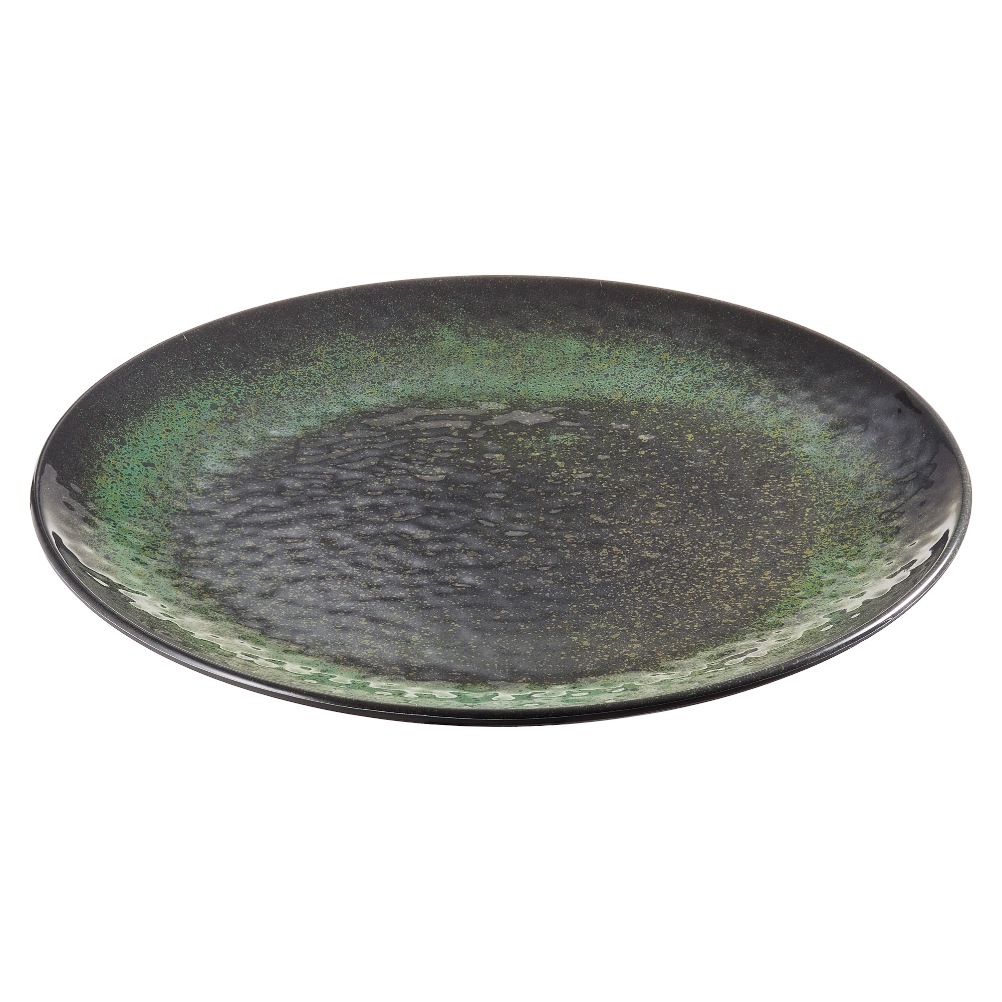 Piatto piano Linea Amazzonia - diametro 27 x 2,5 cm - melamina - Leone