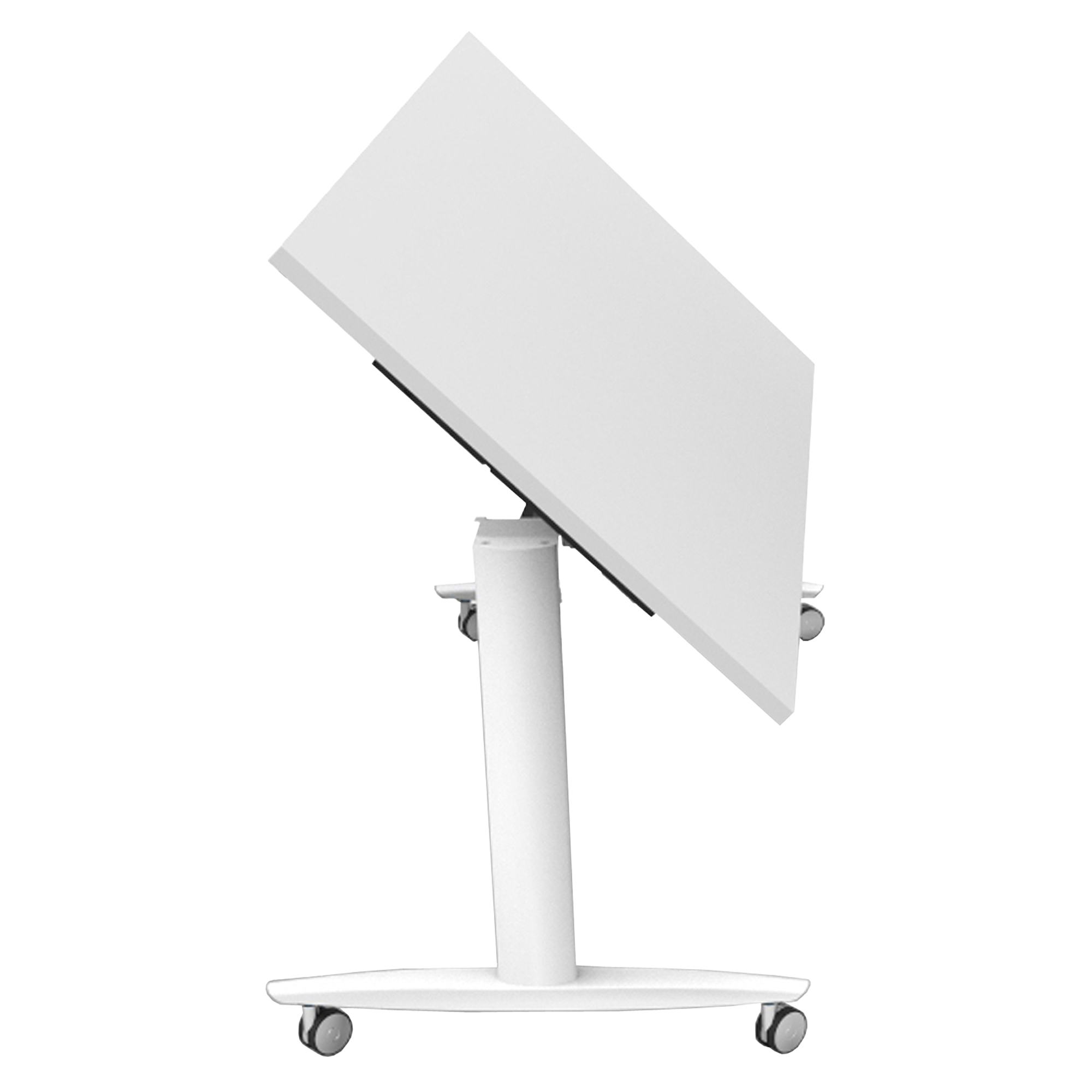 Tavolo multifunzione Taxi - con ruote - 120 x 80 x 73,7 cm - bianco