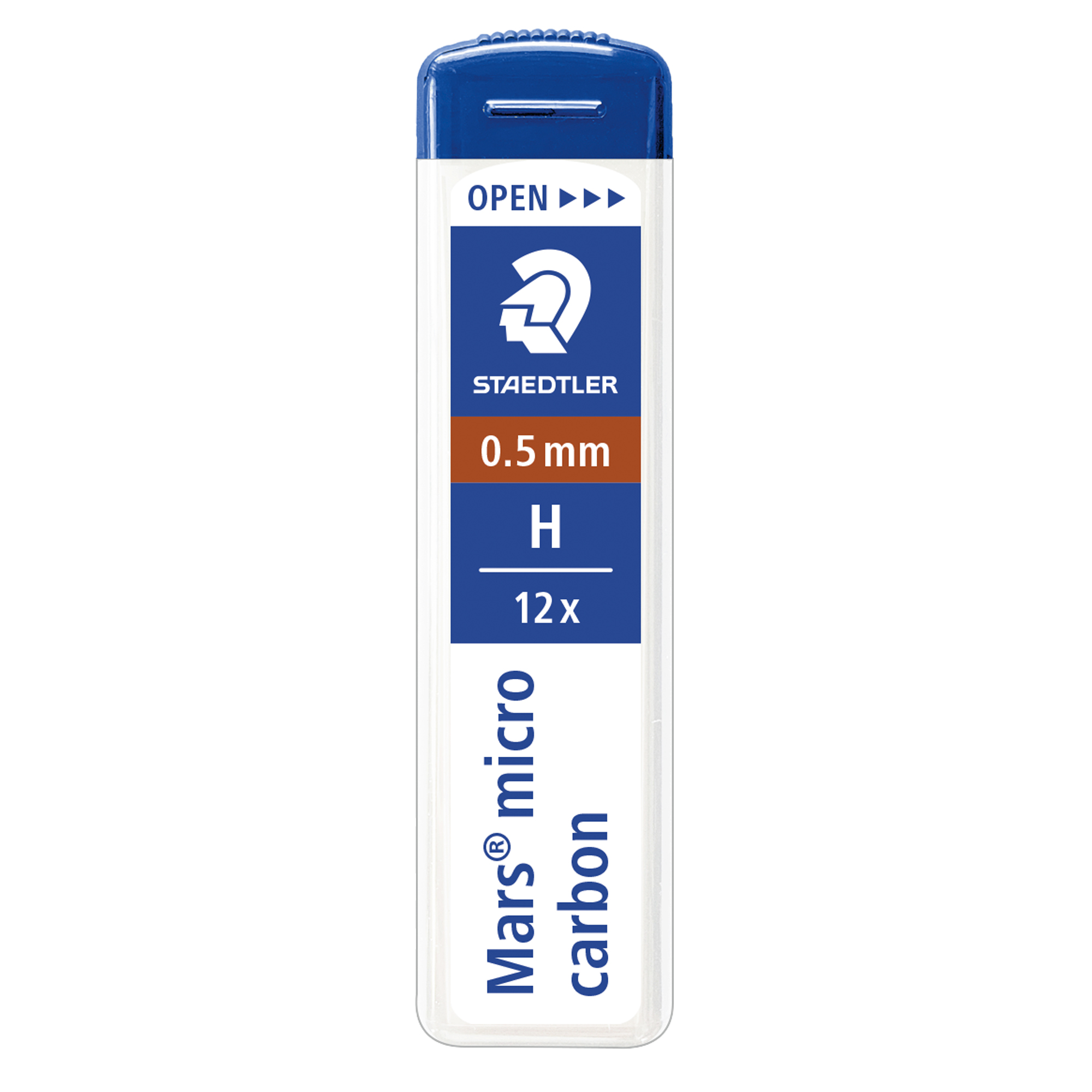 Astuccio 12 Mine Mars Micro - mina 0,5mm - gradazione H - Staedtler - conf. 12 astucci