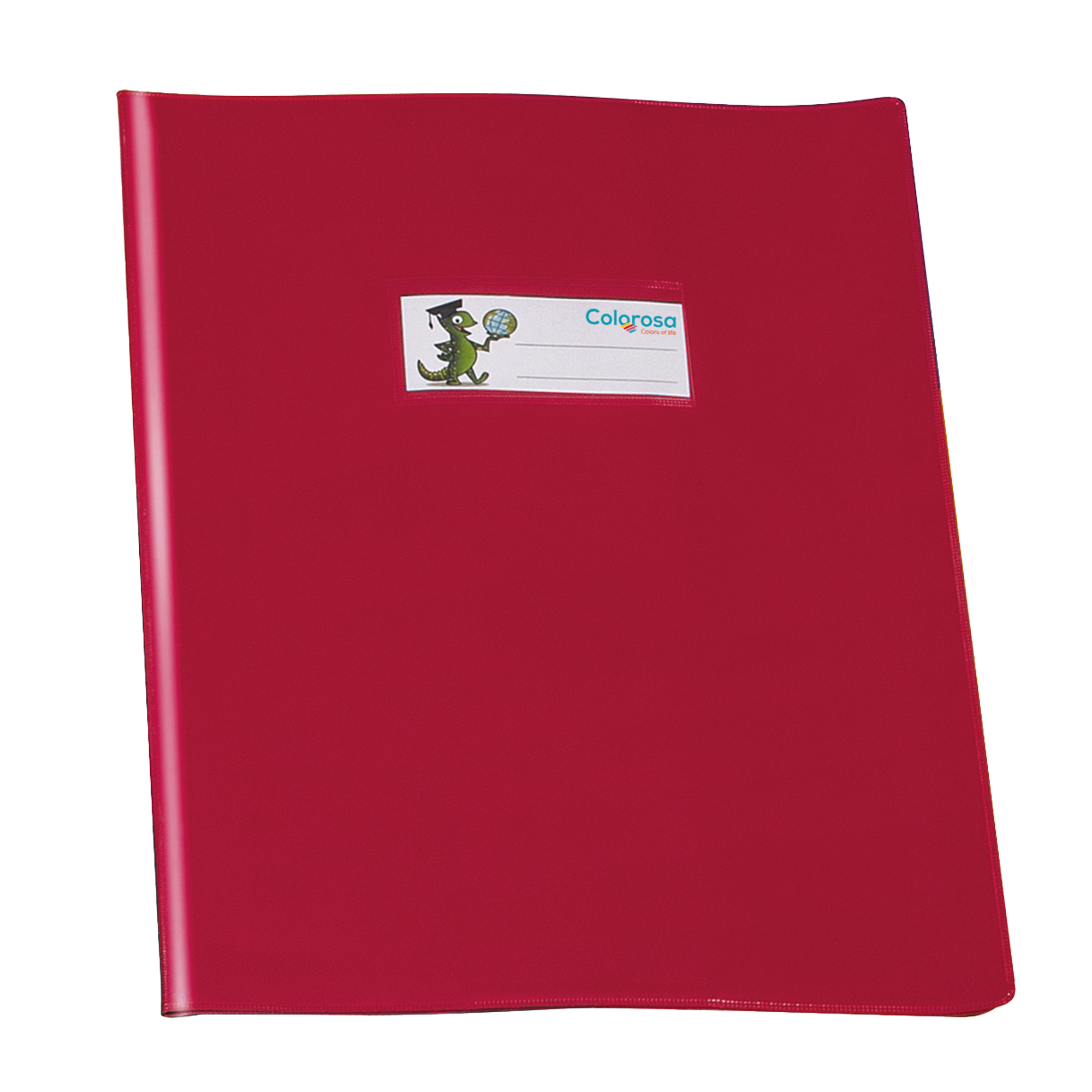 Coprimaxi GreenLine - 21 x 30 cm - PVC - 220 mic - c/alette - lucido - rosso - Colorosa