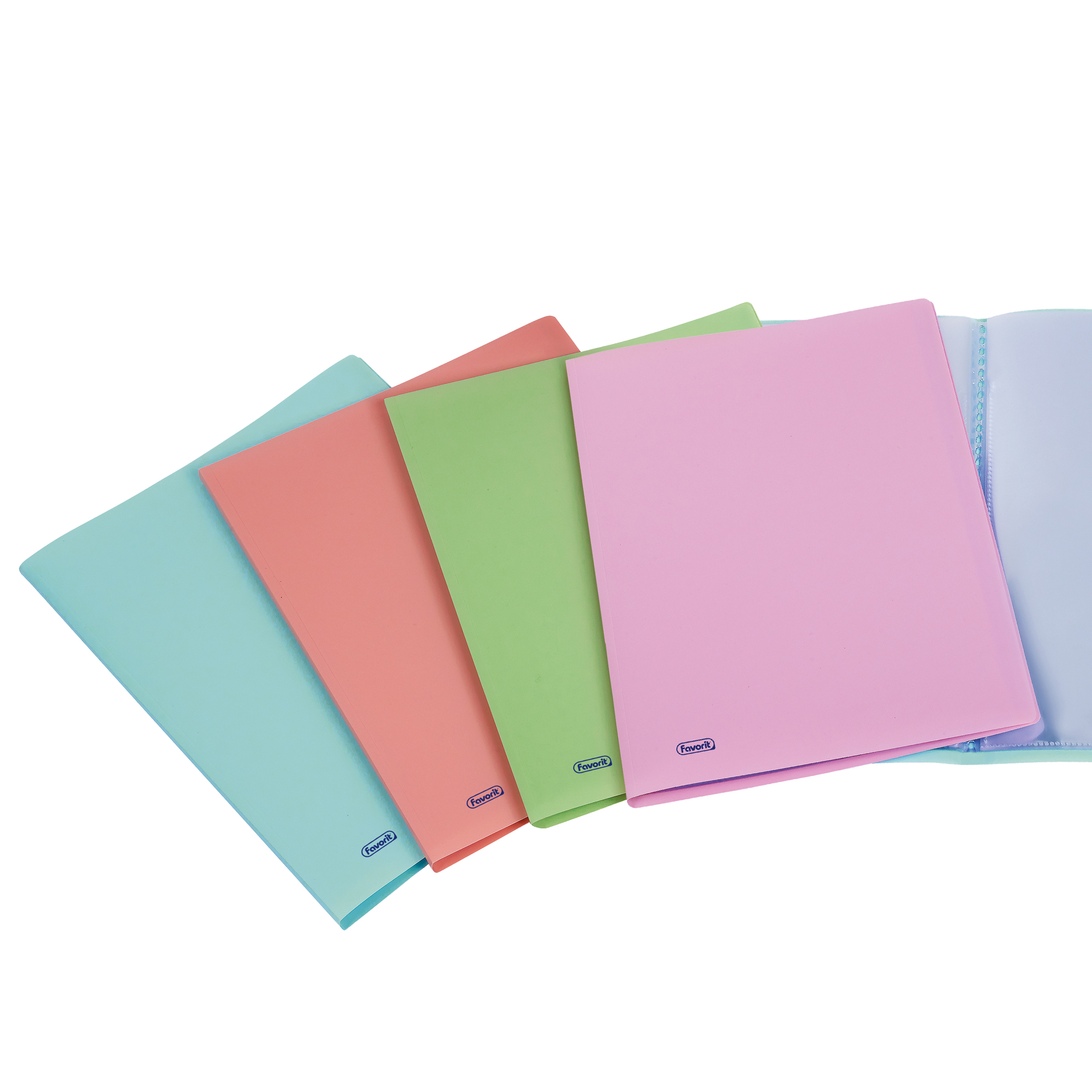 Portalistini Pastel - 60 buste - 22 x 30 cm - colori assortiti - Favorit