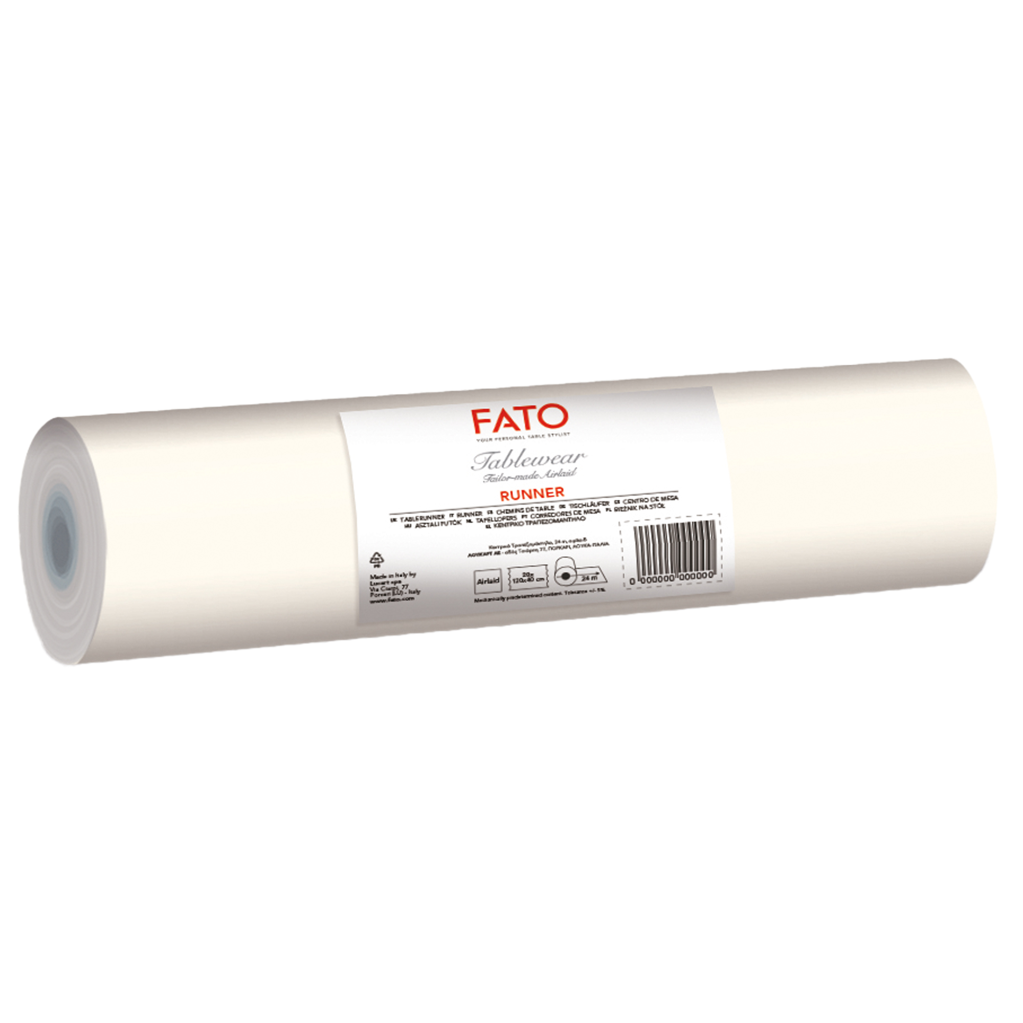 Runner linea Airlaid - 0,40 x 24 mt - avorio - Fato