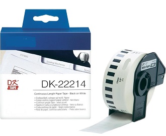Nastro Compatibile Brother 22214 Bianco