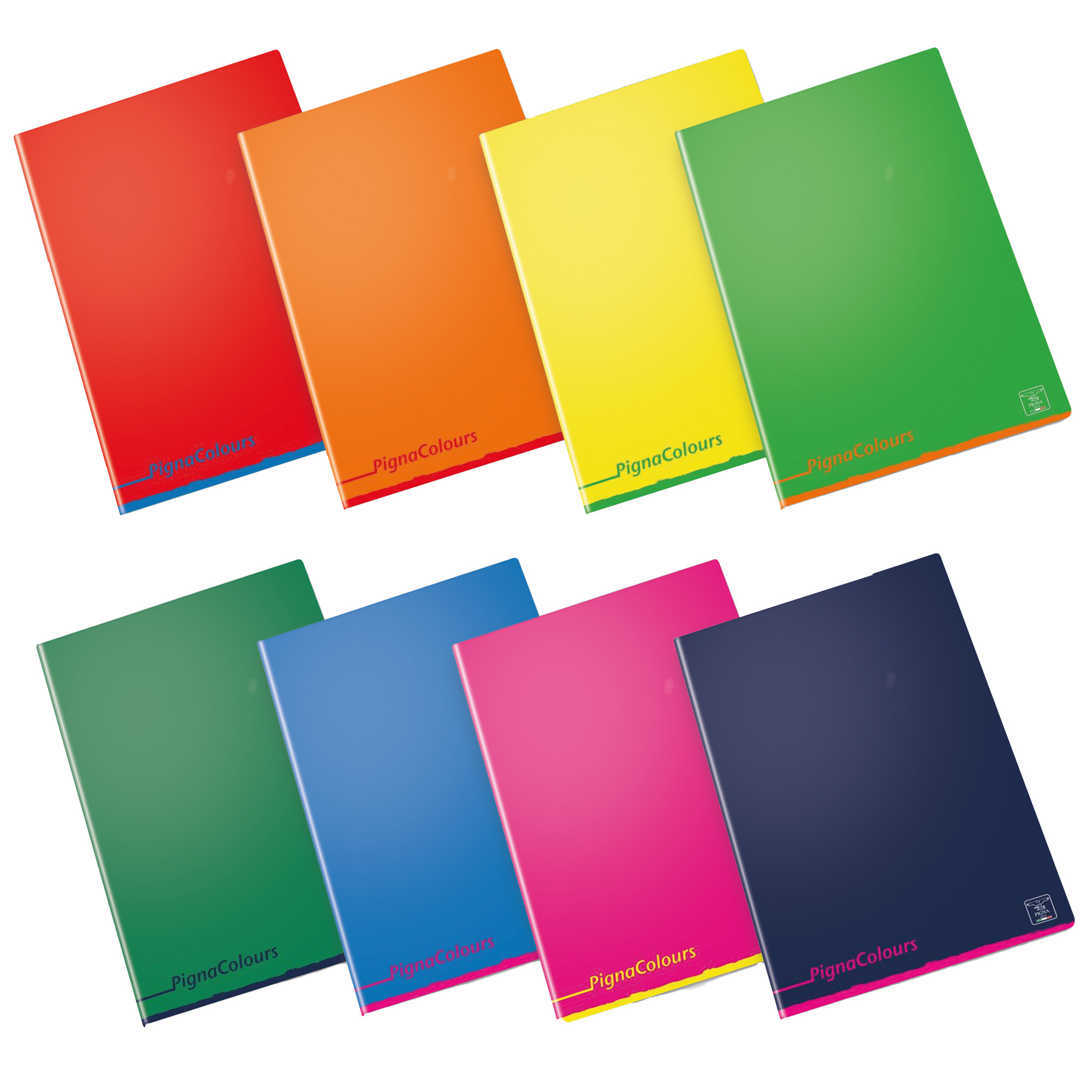 Maxiquaderno Pigna Colours - A4 - 5 mm - c/margine - 42 fogli - 80 gr - Pigna