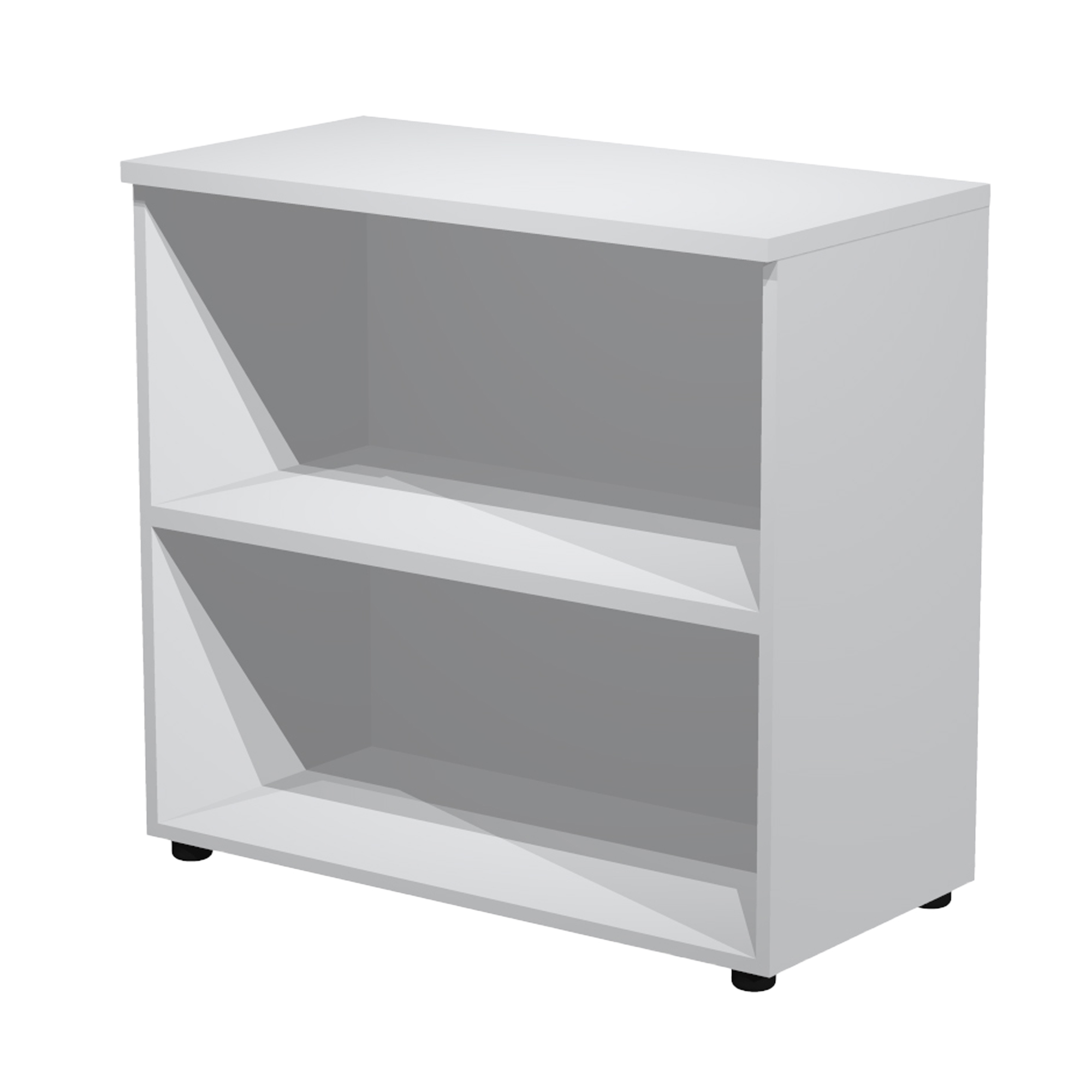 Armadio modulare - basso a giorno - 90 x 44 x 85 cm - grigio