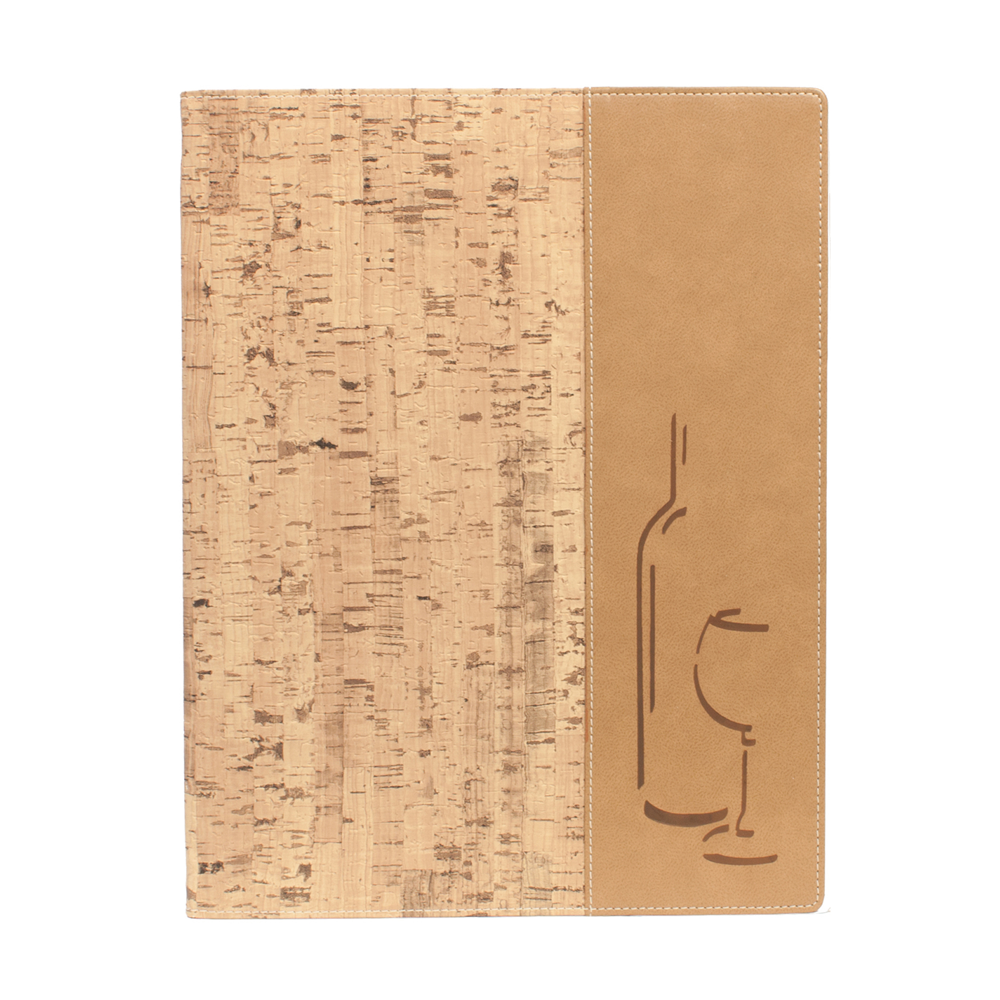Carta dei vini Design -  1 inserto doppio incluso - A4 - 24 x 34 cm - sughero - Securit